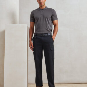 Stretchchecker work cargo trousers