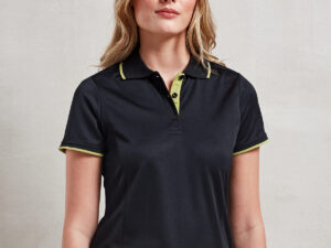 Women's contrast Coolchecker® polo