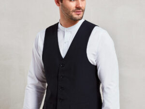 Lined polyester waistcoat