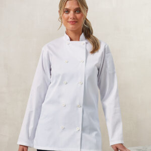 Women's long sleeve chef's jacket