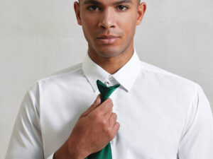 'Colours' satin clip tie