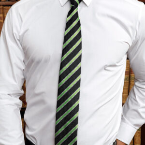Waffle stripe tie