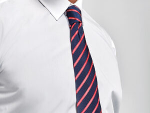 Sports stripe tie