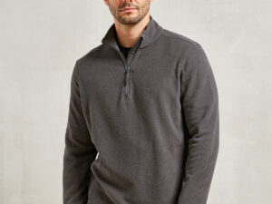 Unisex ‘Recyclight’ 1/4 zip microfleece