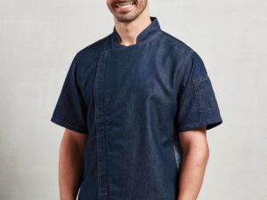 Chef's zip-close short sleeve jacket