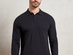 ‘Essential’ unisex long sleeve workwear polo shirt