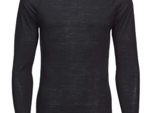 Merino wool crew neck long sleeve top