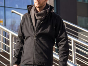 Osaka combed pile softshell jacket