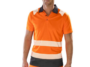 Recycled safety polo
