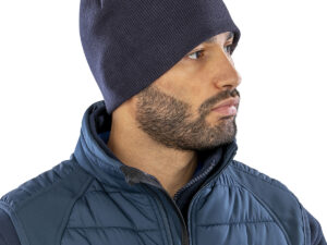 Pull-on soft-feel acrylic hat