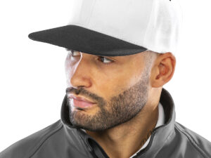 Bronx original flat peak snapback dual colour cap