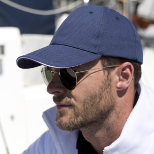 Memphis brushed cotton low-profile sandwich peak cap