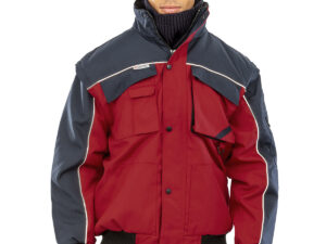 Work-Guard zip sleeve heavy-duty pilot jacket