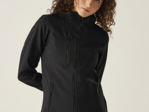 Women's venturer 3-layer hooded softshell jacket