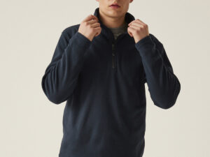 Honestly made recycled half zip fleece