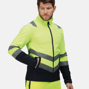 Pro hi-vis softshell jacket