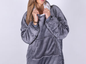 The Ribbon oversized cosy reversible sherpa hoodie