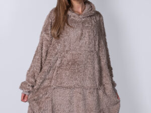 The Ribbon teddy bear fabric hoodie