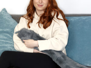 Super luxury faux fur long hot water bottle and cover