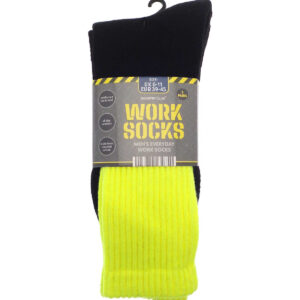 Men’s 3-pack work socks (recycled cotton)