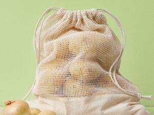 Cotton mesh bag