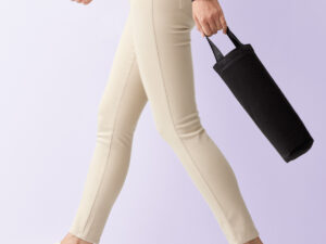 Recycled premium canvas bottle bag