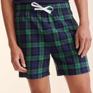 Tartan lounge shorts