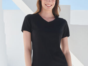 Feel good women's stretch v-neck t-shirt