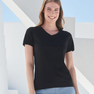 Feel good women's stretch v-neck t-shirt