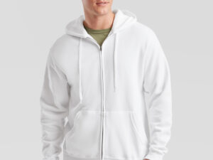 Classic 80/20 hooded sweatshirt jacket