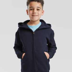 Kids classic hooded sweatshirt jacket