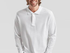 Premium long sleeve polo