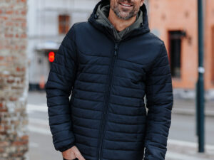 Nautilus quilted hooded jacket