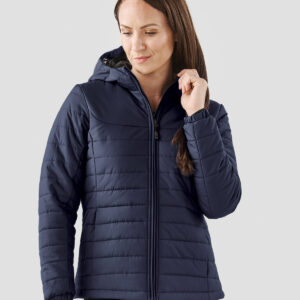 Women’s Nautilus quilted hooded jacket
