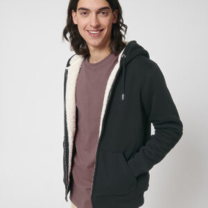 Unisex Hygger sherpa zip-through sweatshirt (STSU956)