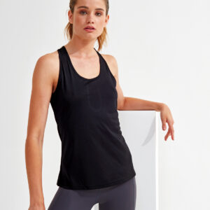 Women's TriDri® yoga knot vest