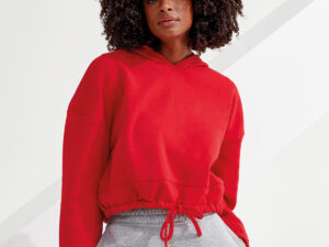 Women's TriDri® cropped oversize hoodie