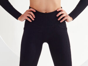 Women’s TriDri® ribbed seamless '3D Fit' cycle shorts