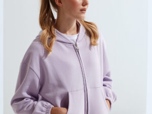 Women’s TriDri® recycled drawstring full-zip hoodie