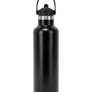 TriDri® Vacuum sports water bottle with flip-up straw