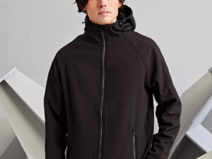 Hooded 2-layer softshell jacket