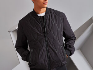 Vector moulded bomber jacket