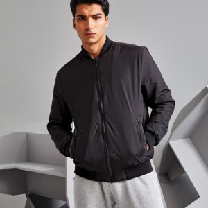 Delta plain bomber jacket