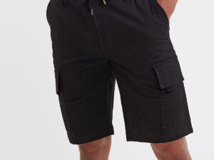 Men’s drawstring cargo utility shorts