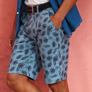 Men’s palm print shorts