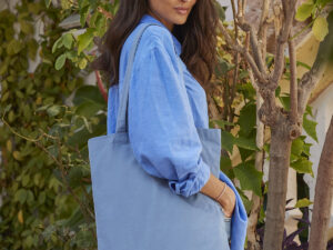 Organic natural dyed bag for life