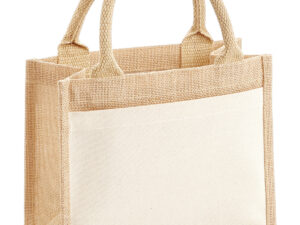 Cotton pocket jute gift bag