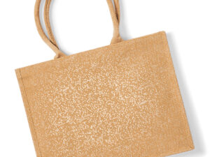 Shimmer jute shopper