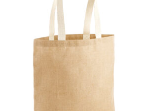 Unlaminated jute tote