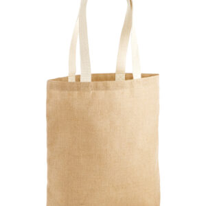 Unlaminated jute tote
